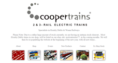 Desktop Screenshot of coopertrains.com